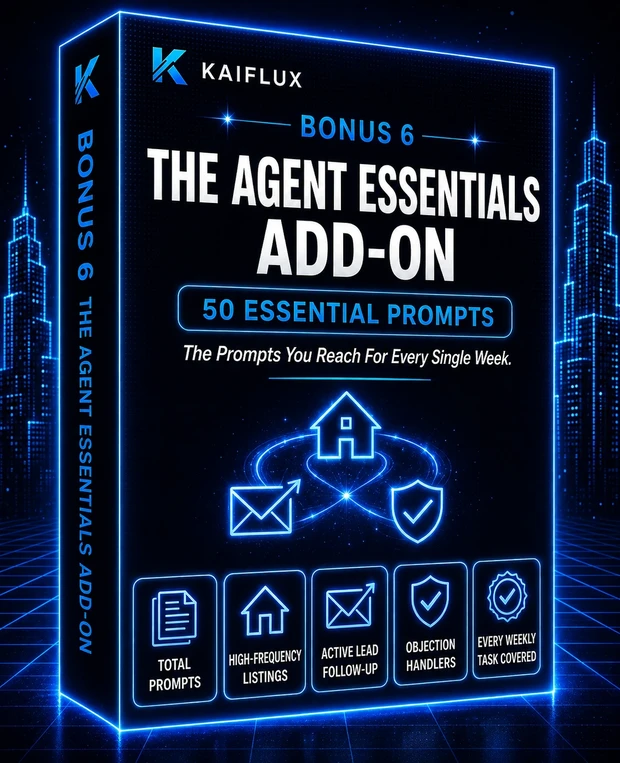Bonus 6 - The Agent Essentials Add-On mockup