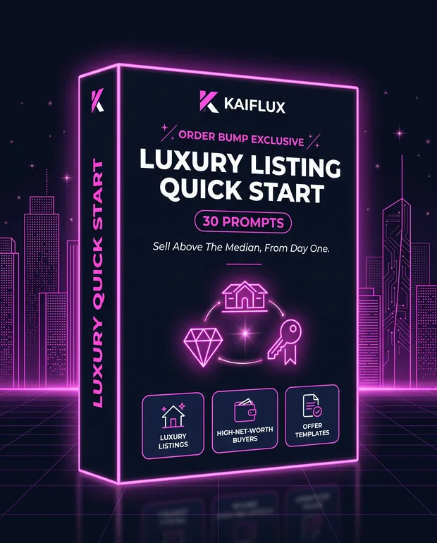 Luxury Listing Quick Start mockup