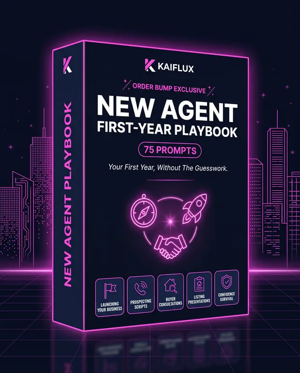 New Agent First Year Playbook mockup